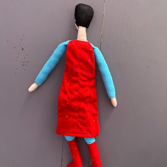 💥SUPERMAN💥 17” PLUSH Handmade CUSTOM Collectible ONE-OF-A-KIND - Picture 10 of 17